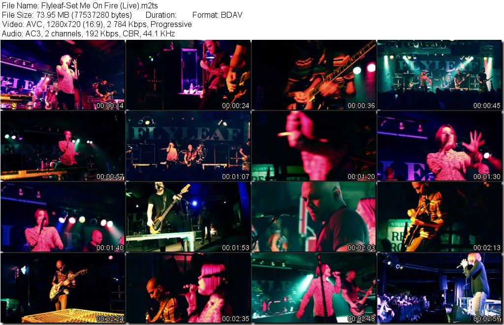 Flyleaf-Set Me On Fire (Live) m2ts preview 0