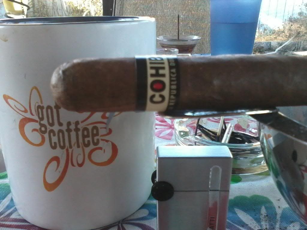 cohiba and coffee