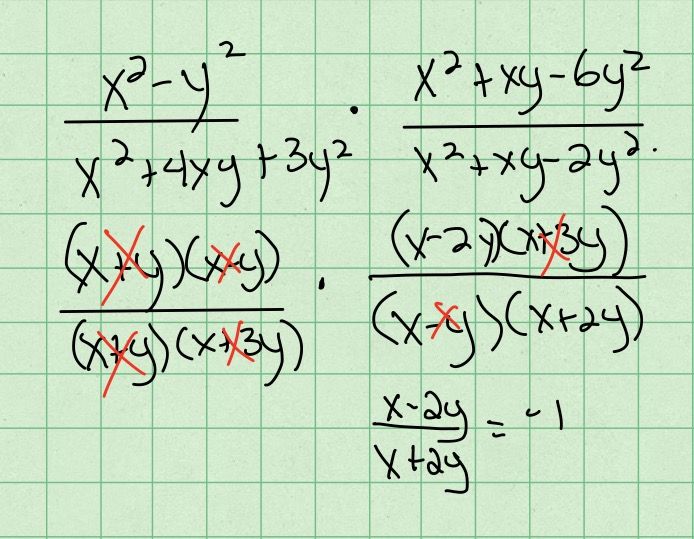 Simplify X 2 Y 2 X 2 4xy 3y 2 X 2 Xy 6y 2 X 2 Xy 2y 2 Free Math Help Forum