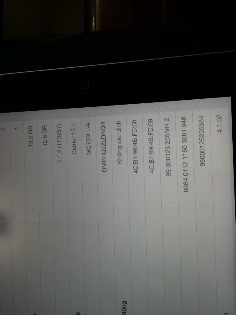 ipad 3 16g 3g new 98% giá 6t8 - 4