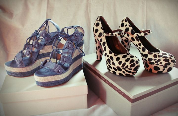 Balenciaga wedge sandals and Marni platform Mary Janes Balenciaga wedge sandals and Marni platform Mary Janes