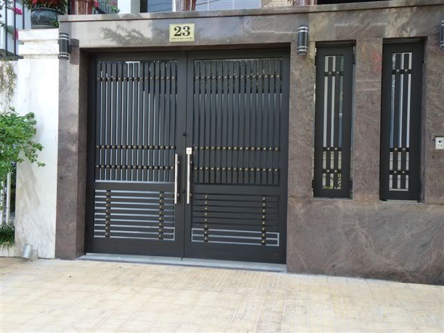 Cửa sắt,nhôm kính,lan can,mái che hàng rào,vách ngăn,inox.Ngọc Quốc:giá tốt nhất 5s - 24