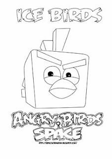 Bird Coloring Pages on Angry Birds Space Coloring Pages 2013