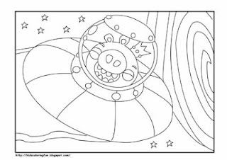  Coloring Pages on Big Fat Pig Colouring Pages