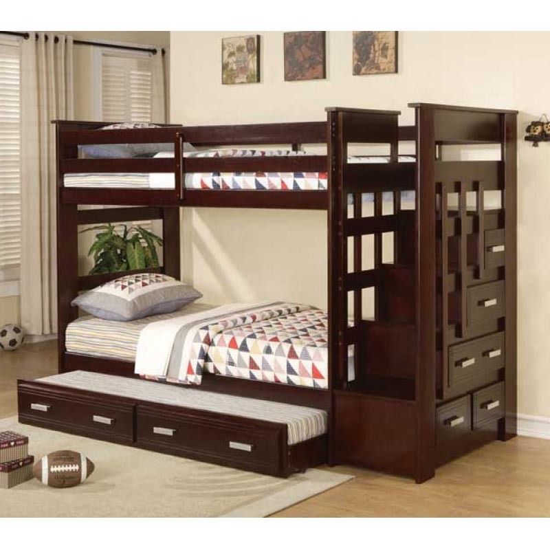 Twin Bunk Beds with Trundle