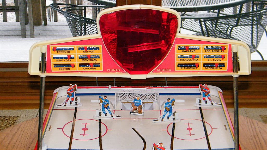 Vintage 1970 Munro Toys Bobby Hull Sears All Star NHL Table Top Rod