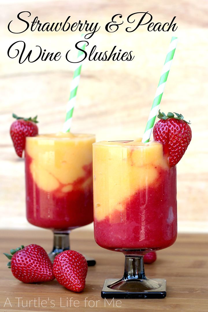 These wine slushies are so refreshing and you only need 3 ingredients to make them! Plus you can make them ahead of time!