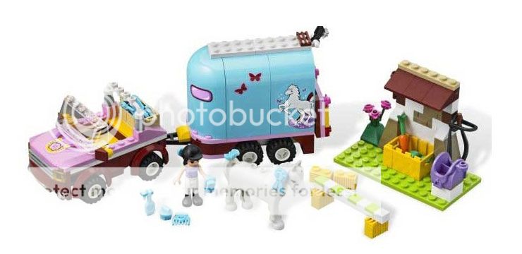 Lego Friends 3186 Emmas Horse Trailer Girls Emmas New SEALED Box Toy